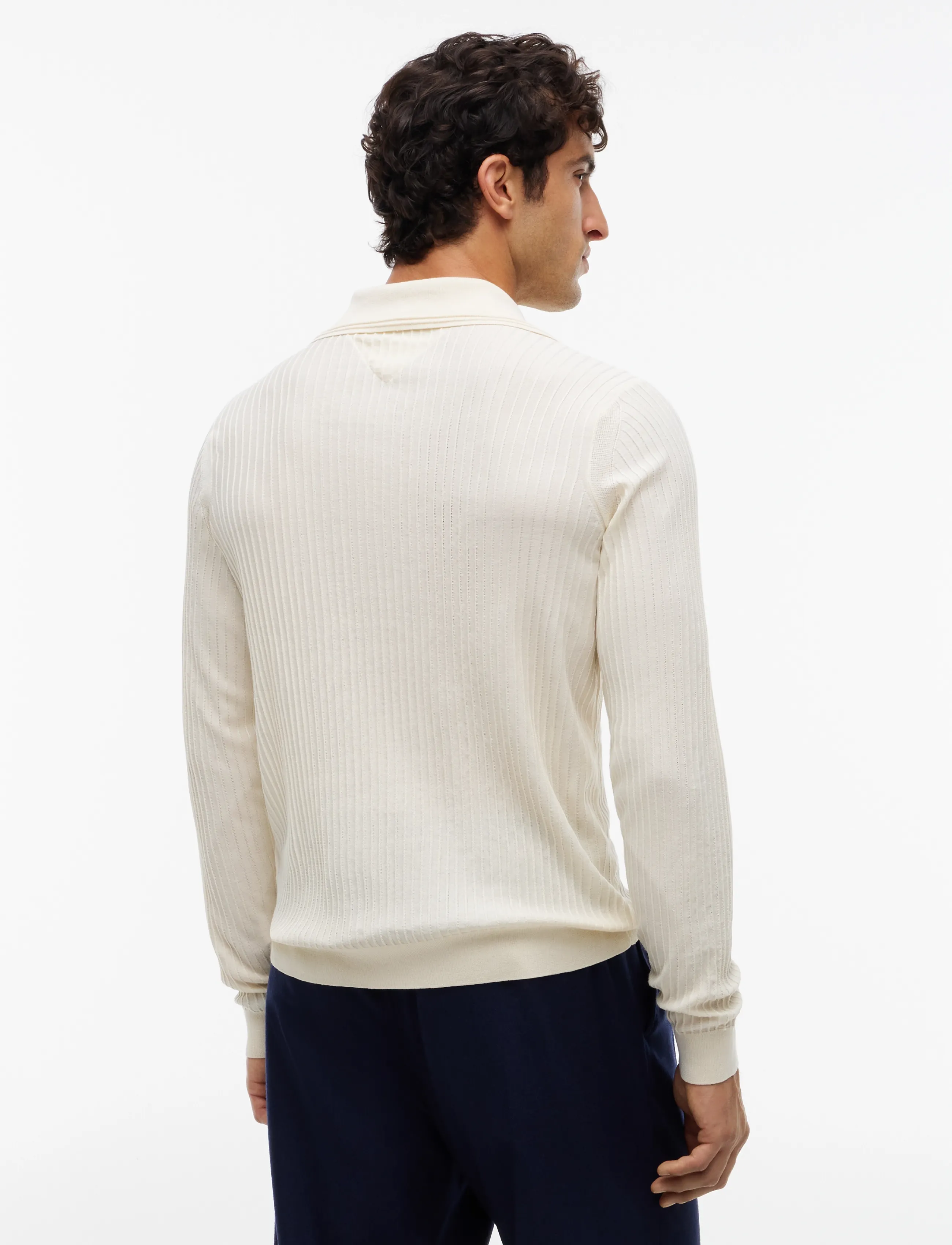 Tommy Hilfiger - NY PERFORMANCE LS POLO - ivory petal - 2