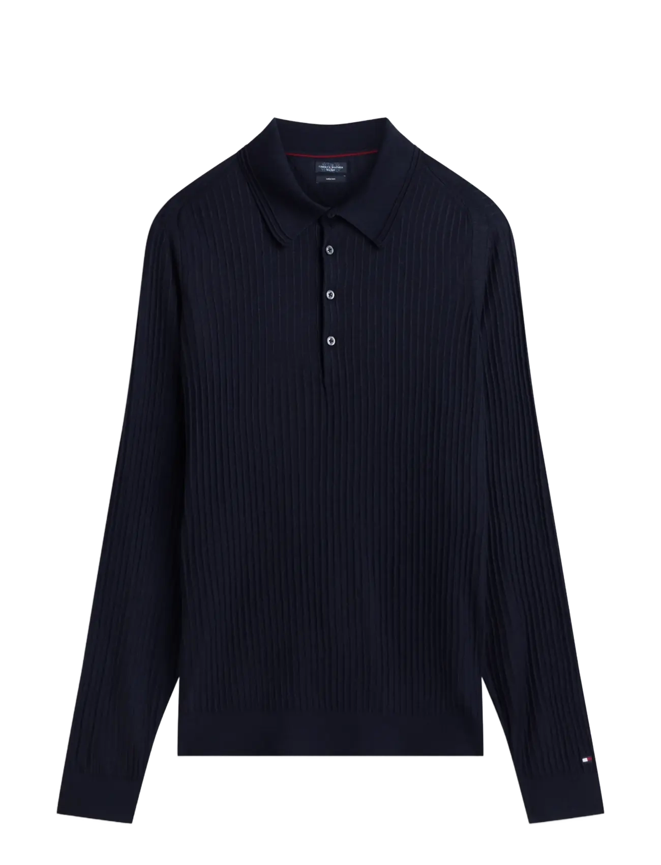 Tommy Hilfiger NY PERFORMANCE LS POLO - Kläder - NAVY BLUE / navy