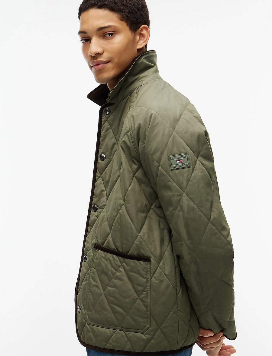 Tommy Hilfiger - QUILTED LINER JACKET - frühlingsjacken - ghost fern - 3