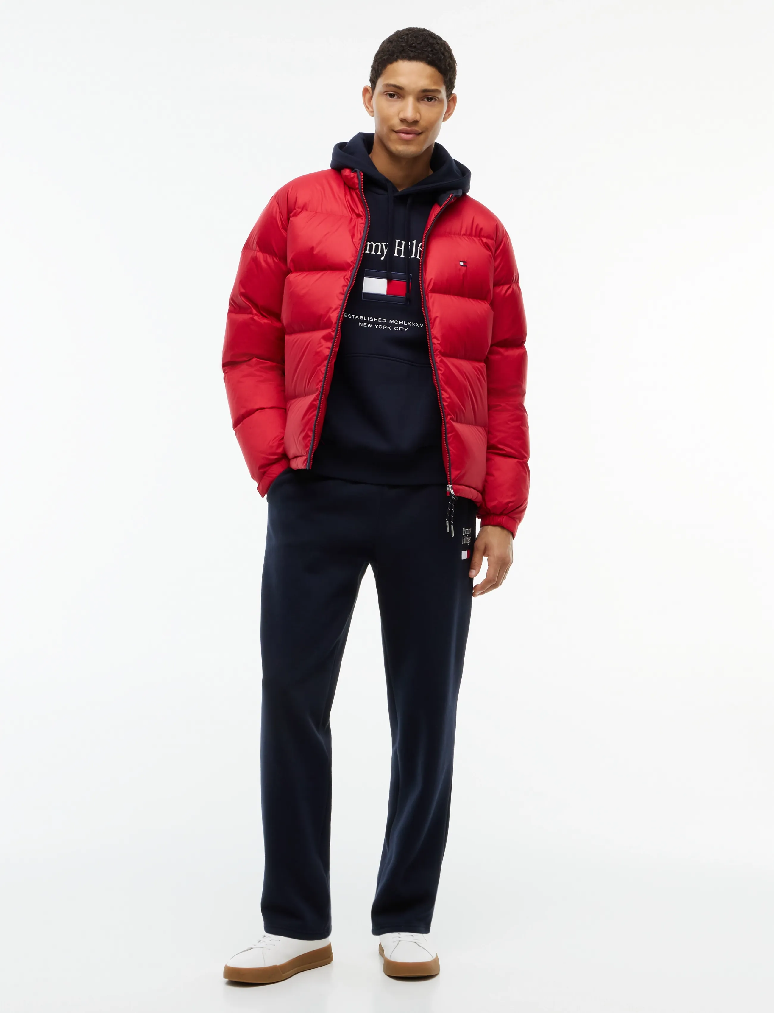 Tommy Hilfiger - TOMMY EMBRO FLAG SWEATPANTS - shop by occasion - navy blue - 4