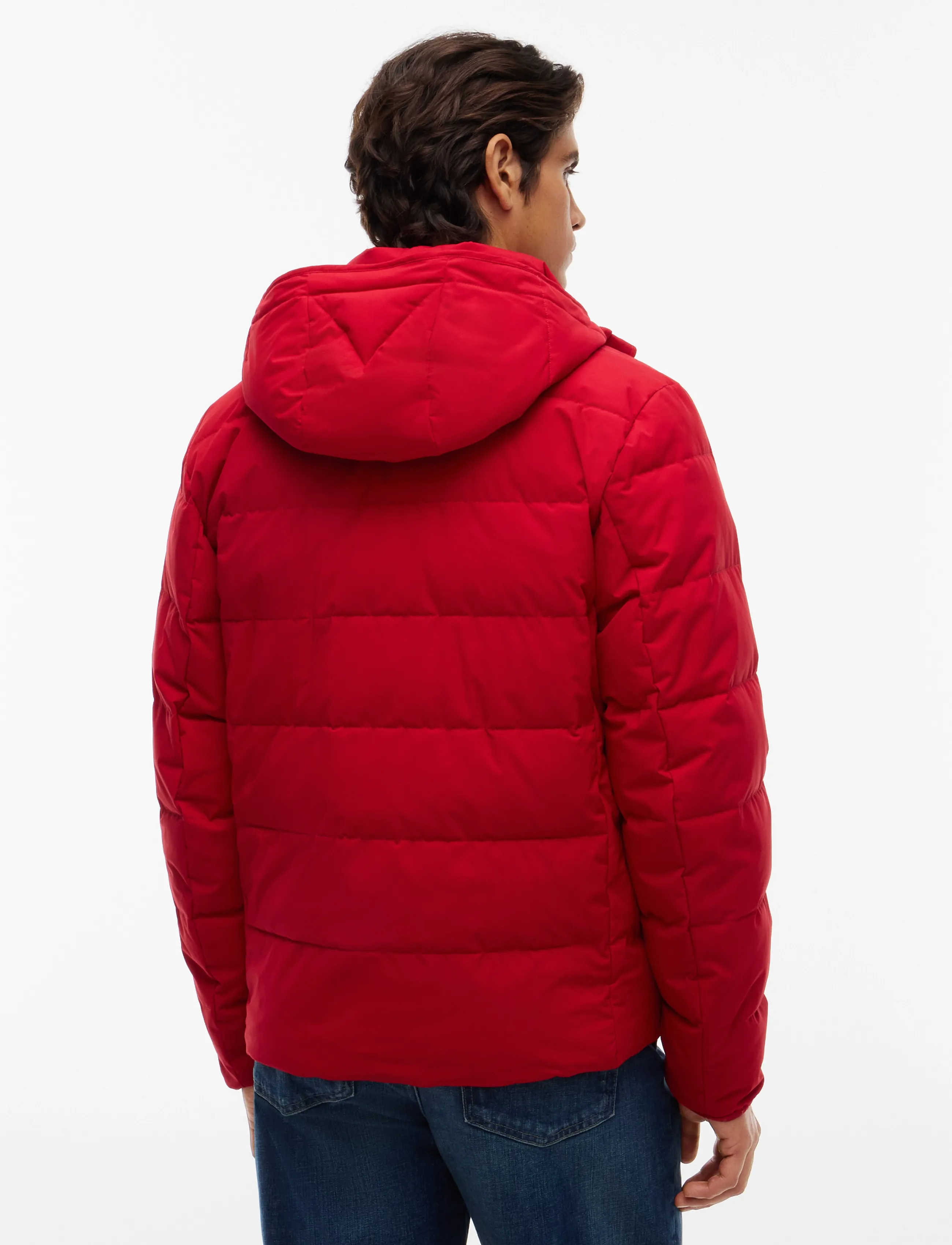 Tommy Hilfiger - DETACHABLE HOODED BRANDED PUFFER - fodrade jackor - medium red - 3