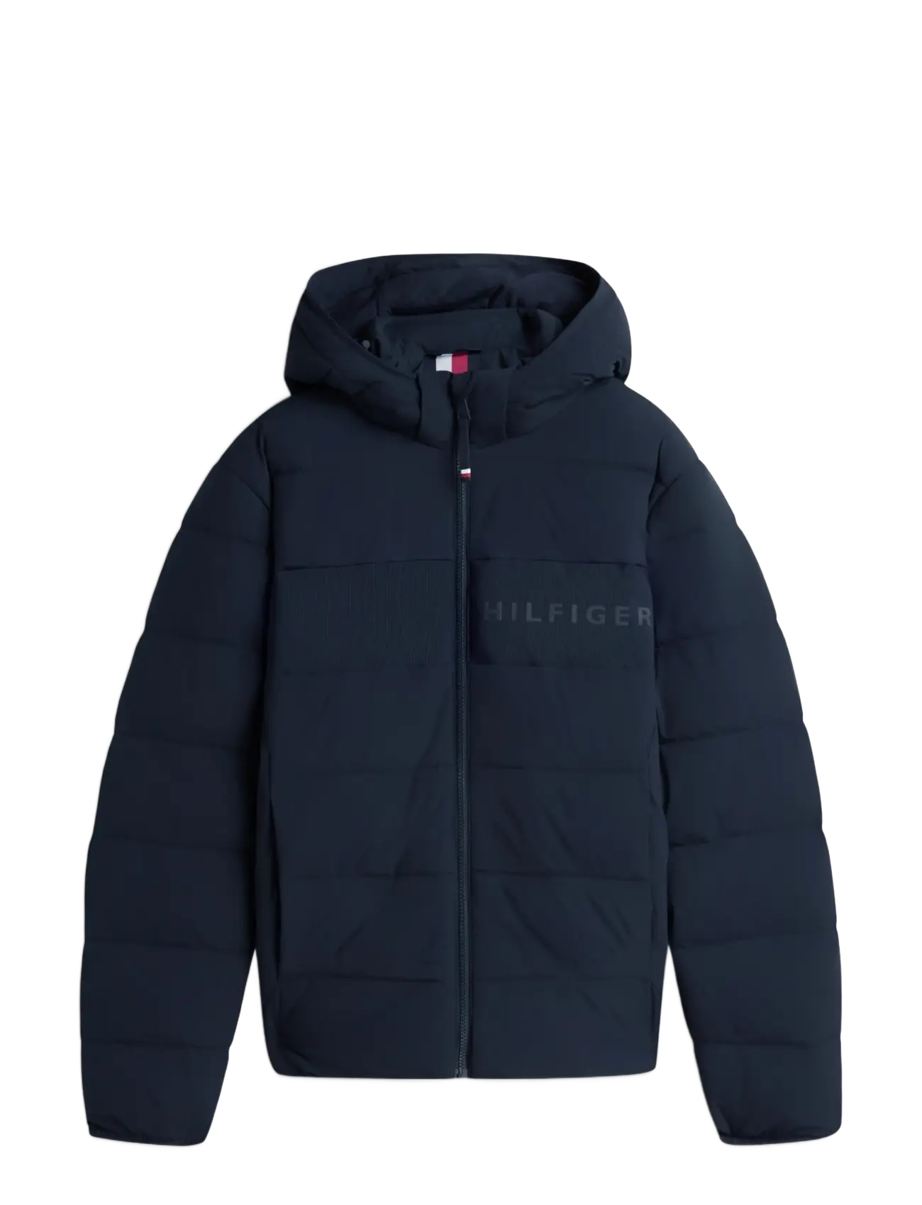 Tommy Hilfiger - DETACHABLE HOODED BRANDED PUFFER - navy blue - 1