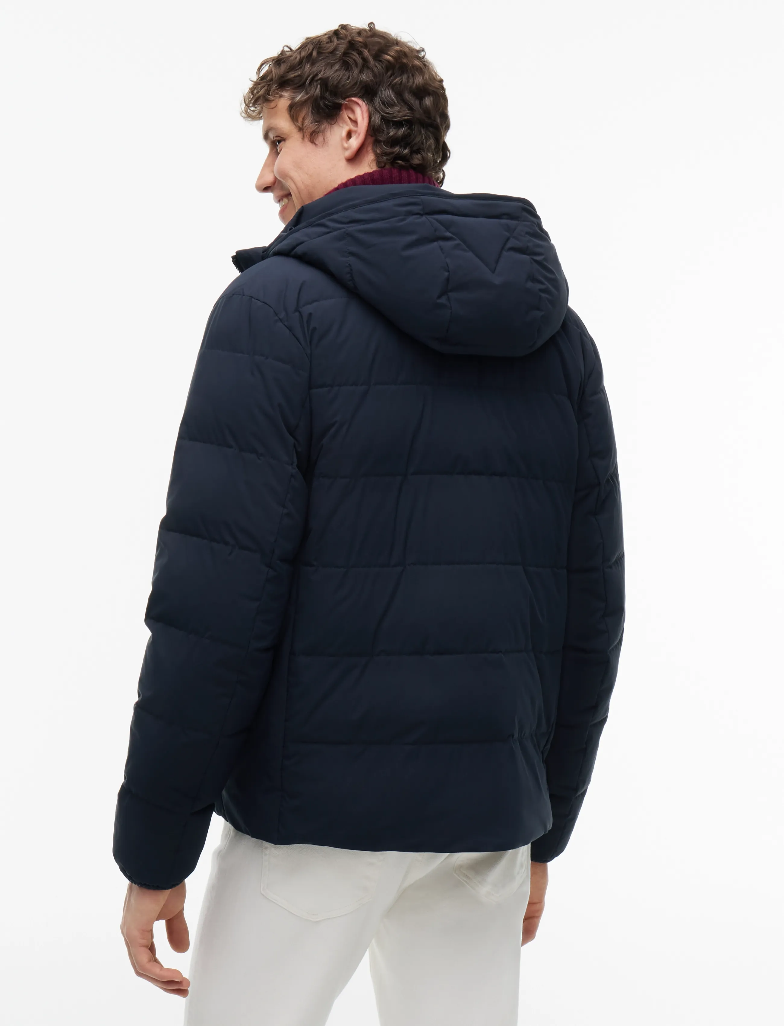 Tommy Hilfiger - DETACHABLE HOODED BRANDED PUFFER - navy blue - 2