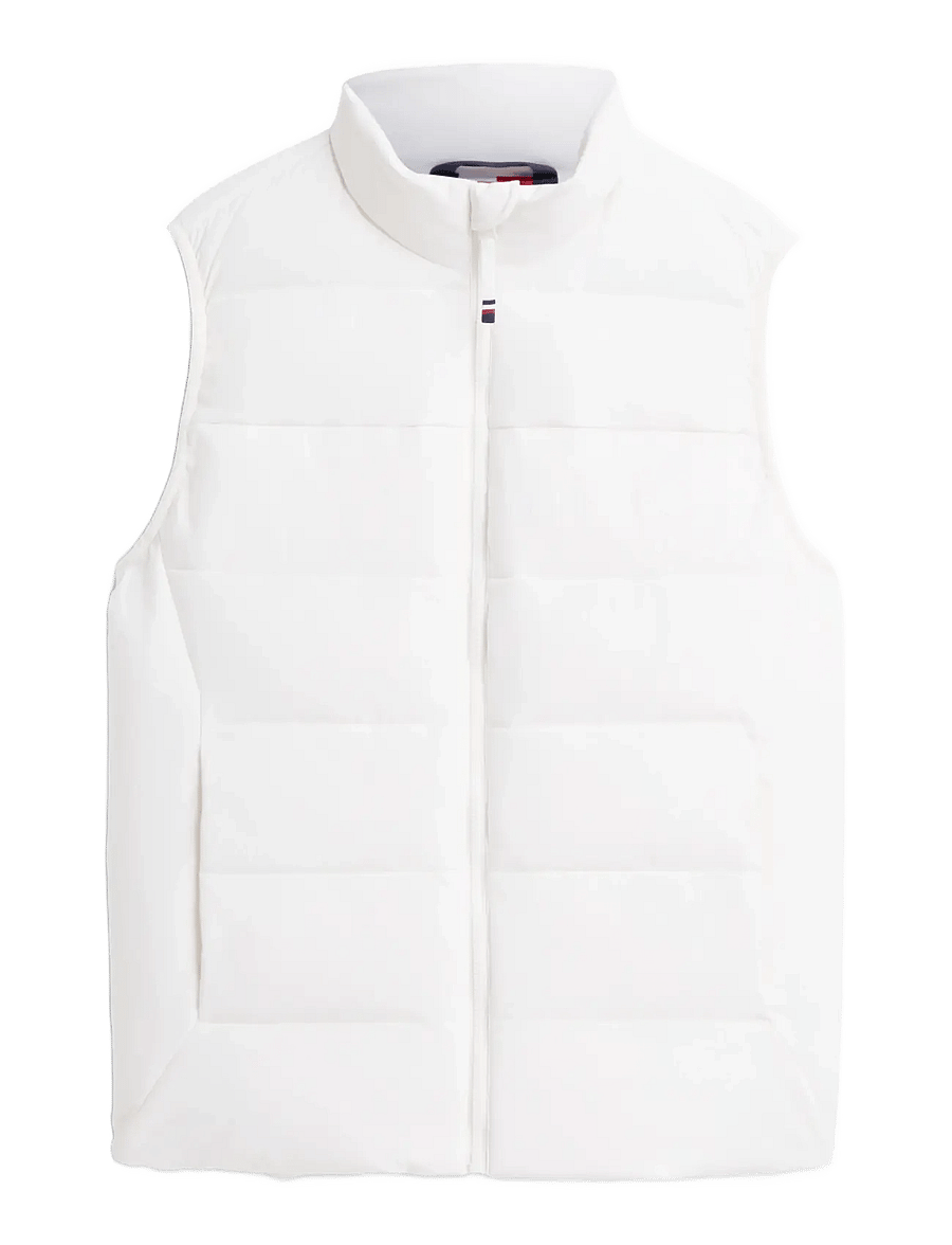 Tommy Hilfiger - BRANDED VEST - westen - ivory silk - 1