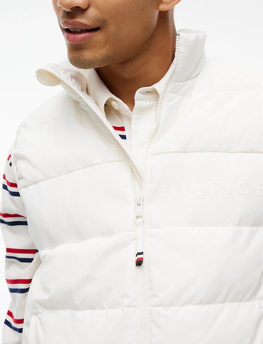 Tommy Hilfiger - BRANDED VEST - westen - ivory silk - 3