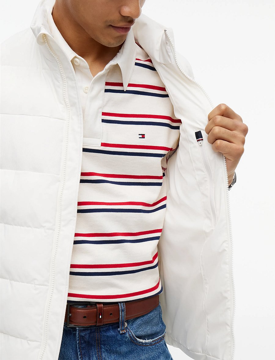 Tommy Hilfiger - BRANDED VEST - westen - ivory silk - 5