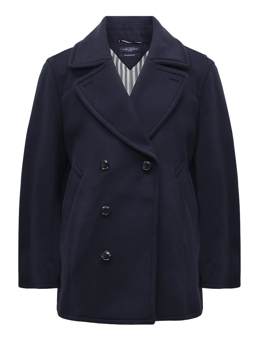 Tommy Hilfiger - NY WOOL PEACOAT - wollmäntel - navy blue - 1