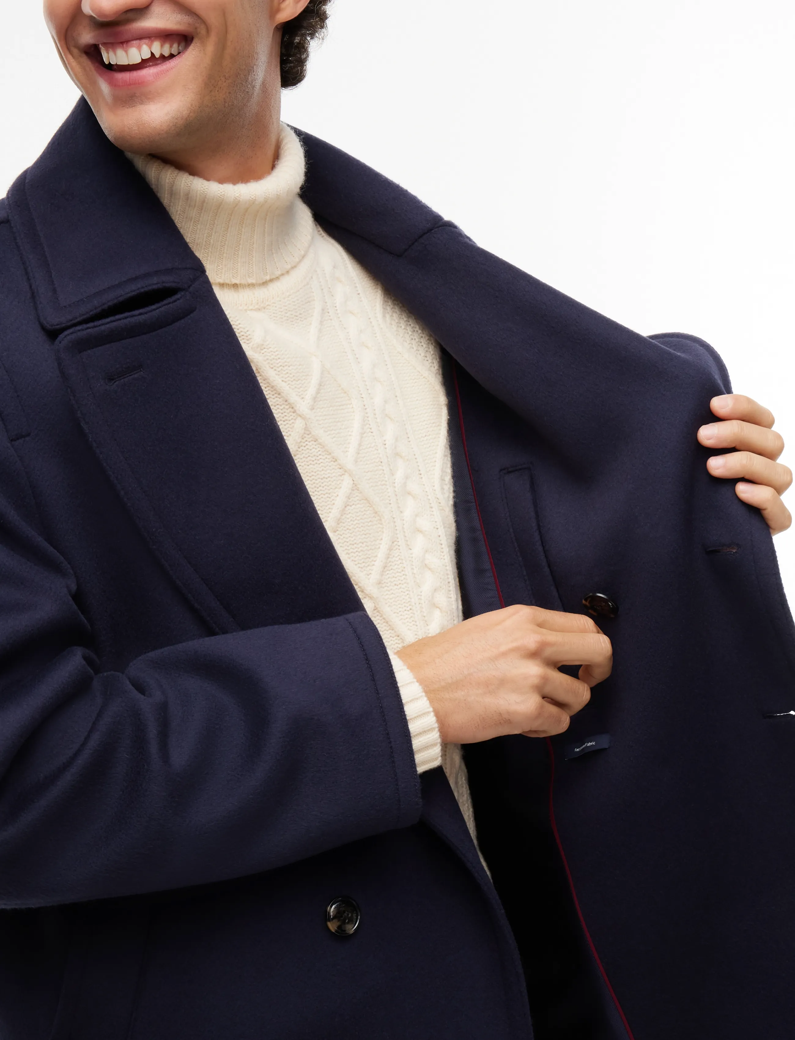 Tommy Hilfiger - NY WOOL PEACOAT - wollmäntel - navy blue - 5