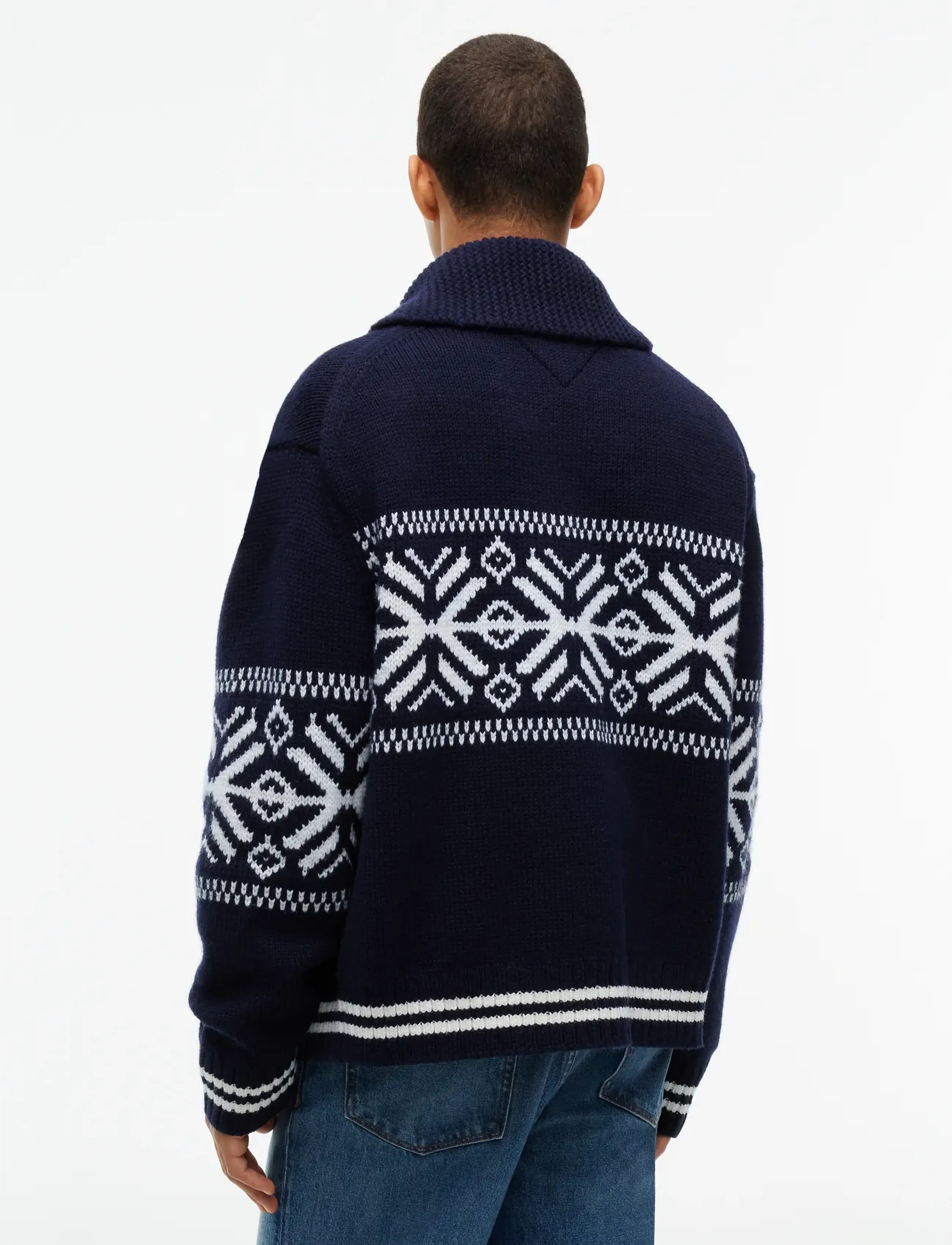 TOMMY HILFIGER Gifting Knitted Varsity Jacket jackor herr – bild 2