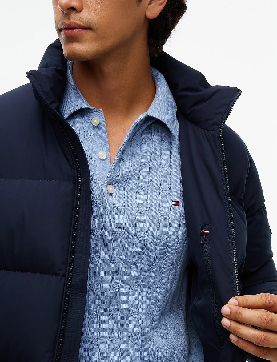 Tommy Hilfiger - DOWN STAND PUFFER JKT - forede jakker - navy blue - 3