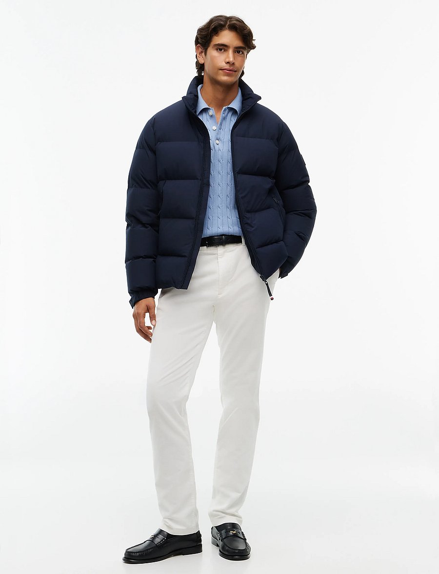 Tommy Hilfiger - DOWN STAND PUFFER JKT - forede jakker - navy blue - 4