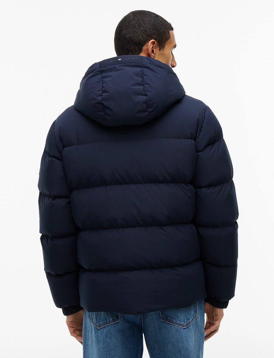 Tommy Hilfiger - DOWN HOODED PUFFER JKT - fodrade jackor - navy blue - 3