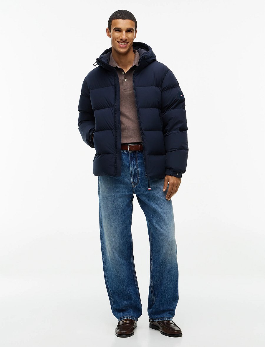 Tommy Hilfiger - DOWN HOODED PUFFER JKT - fodrade jackor - navy blue - 5