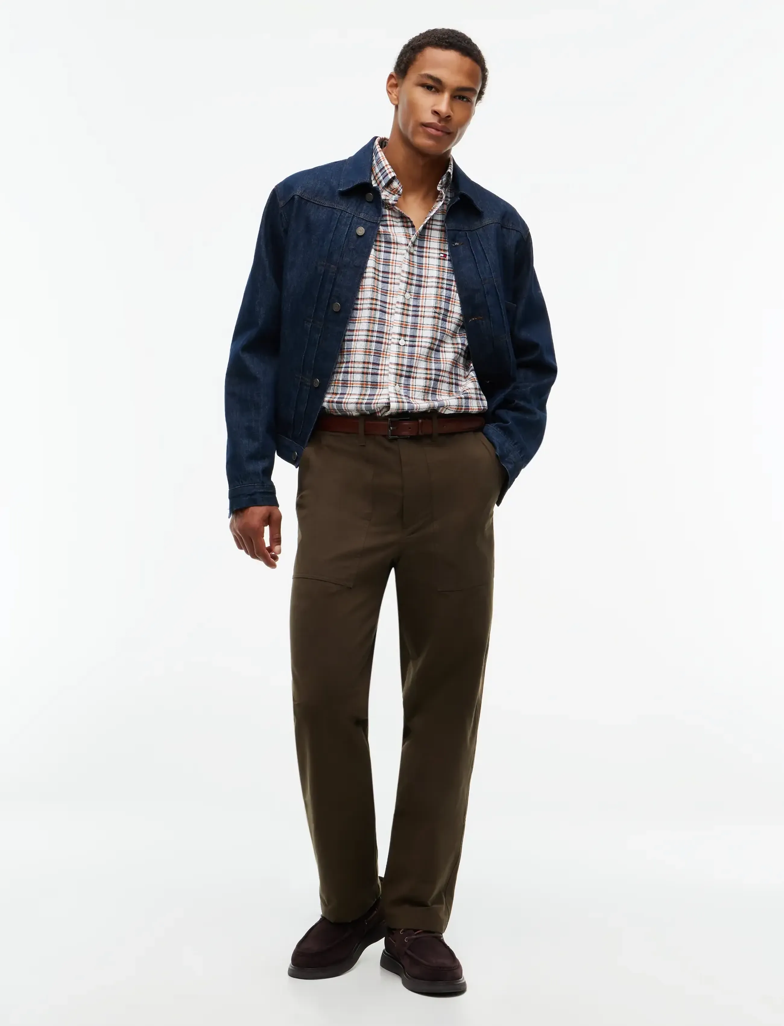 Tommy Hilfiger - SOFT TEXTURED CHECK SHIRT - carbon navy   check - 4