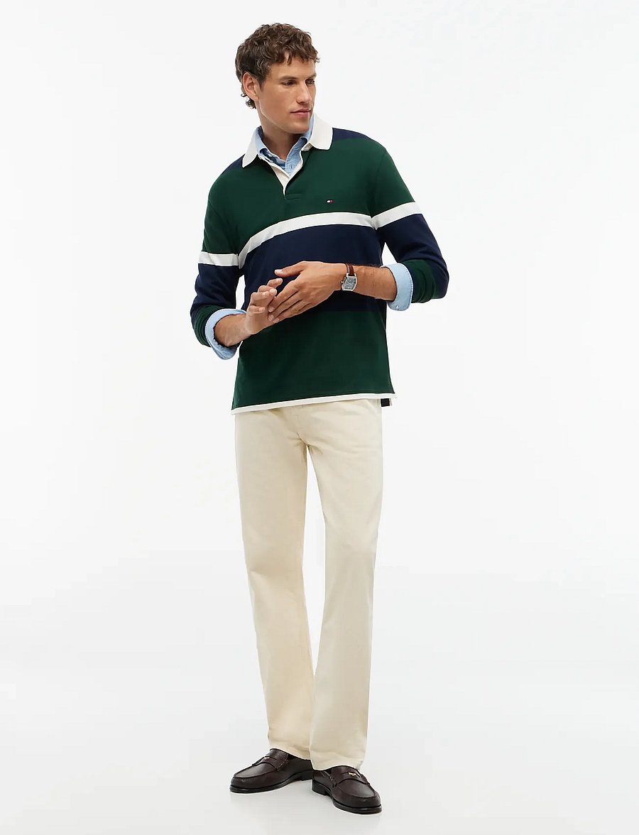Tommy Hilfiger - LS COLORBLOCK CLASSIC FIT POLO - kurzärmelig - nocturnal green multi - 4