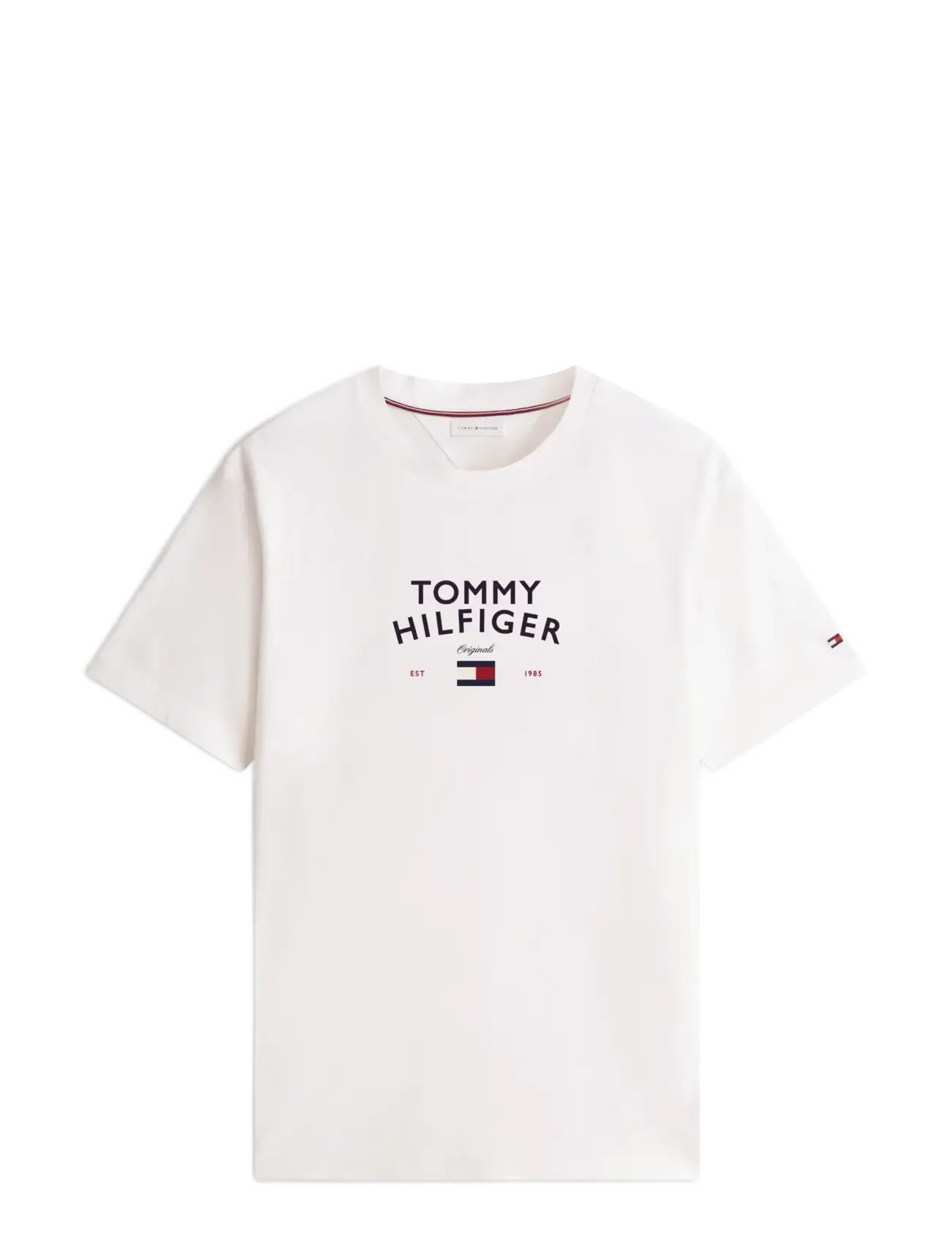 Tommy Hilfiger BRAND LOVE BIG ARCH TEE -  - WHITE / white