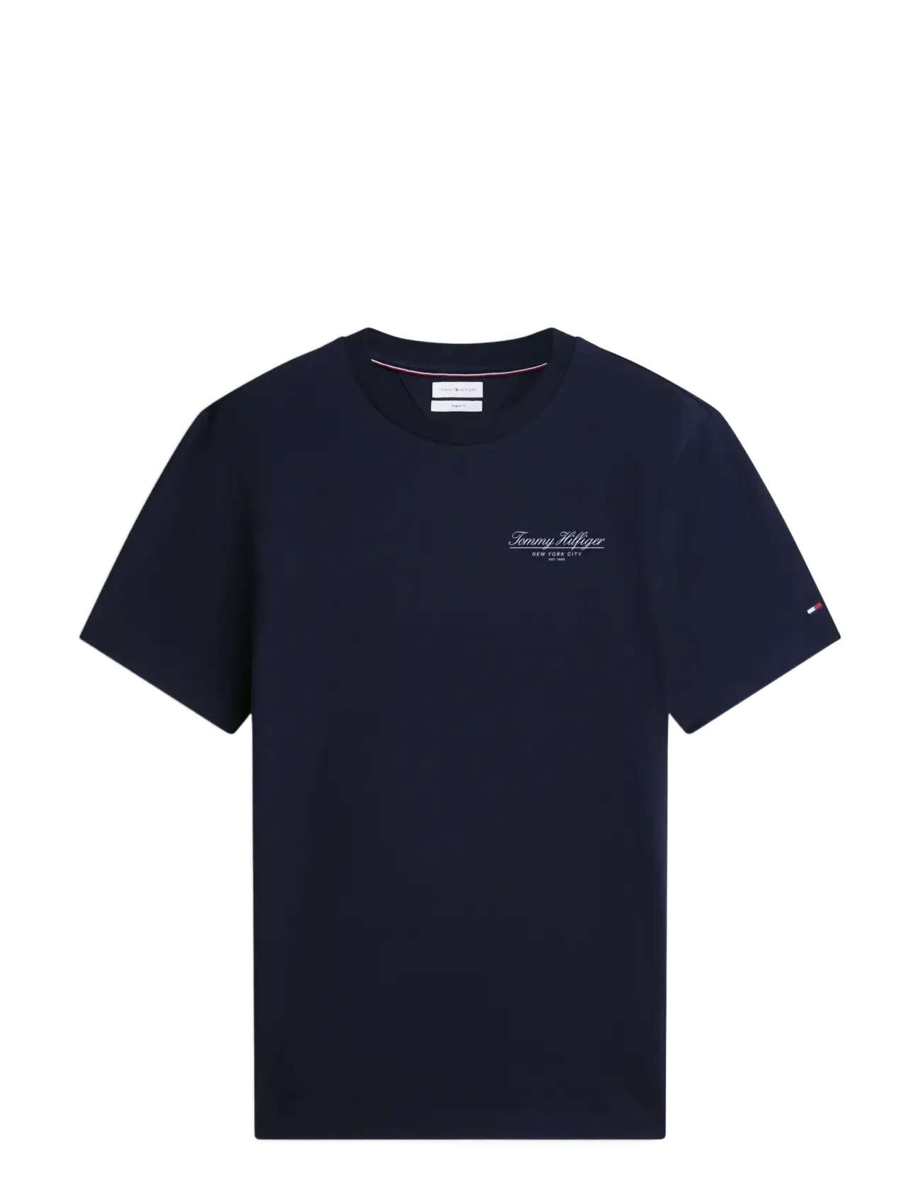 Tommy Hilfiger - BRAND LOVE SMALL SCRIPT TEE - short-sleeved t-shirts - navy blue - 1