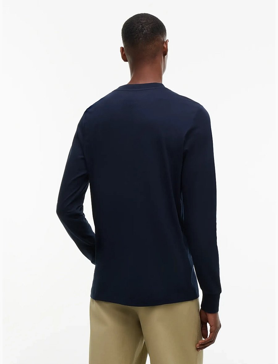 Tommy Hilfiger - BRAND LOVE SMALL SCRIPT LS TEE - navy blue - 2
