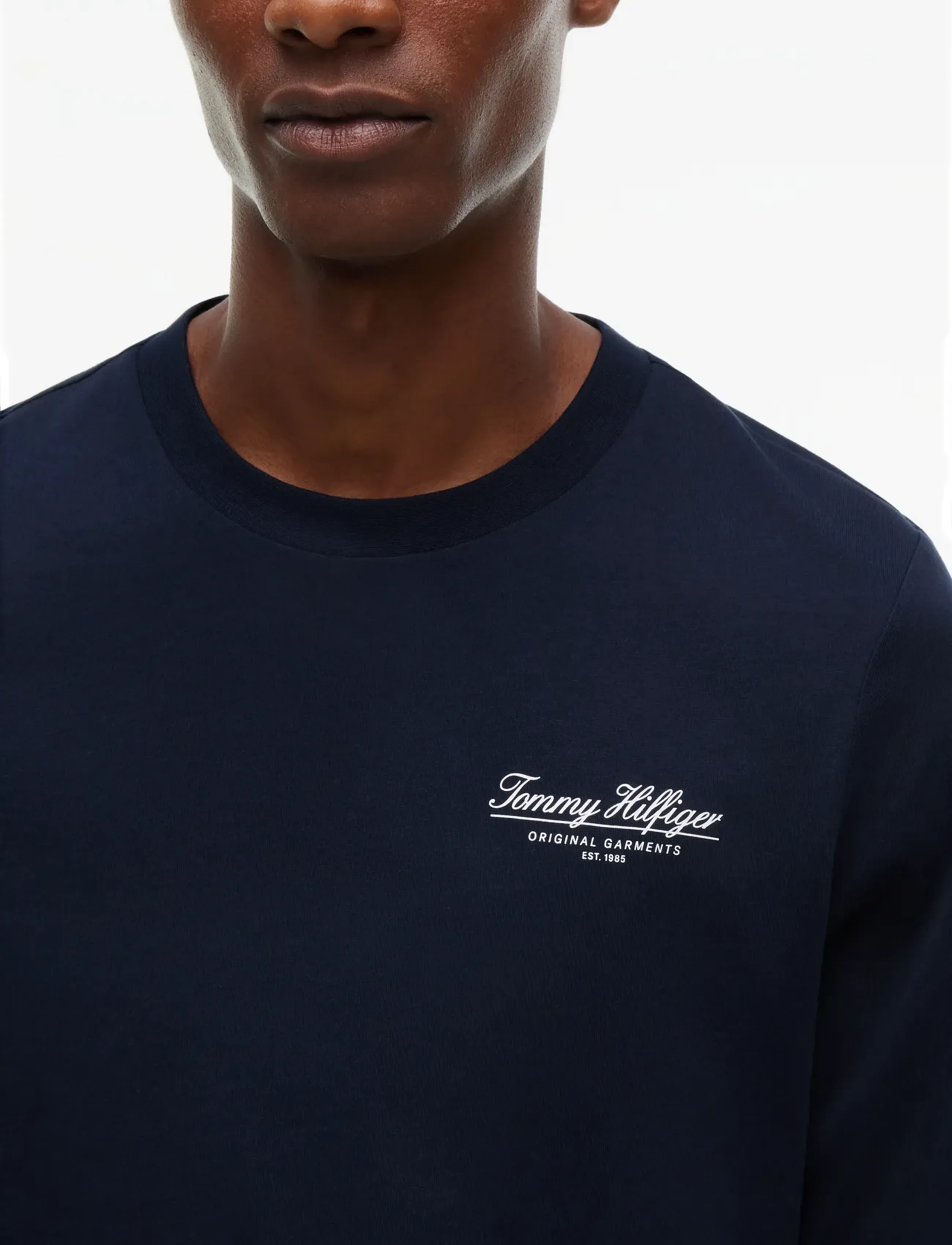 Tommy Hilfiger - BRAND LOVE SMALL SCRIPT LS TEE - navy blue - 3