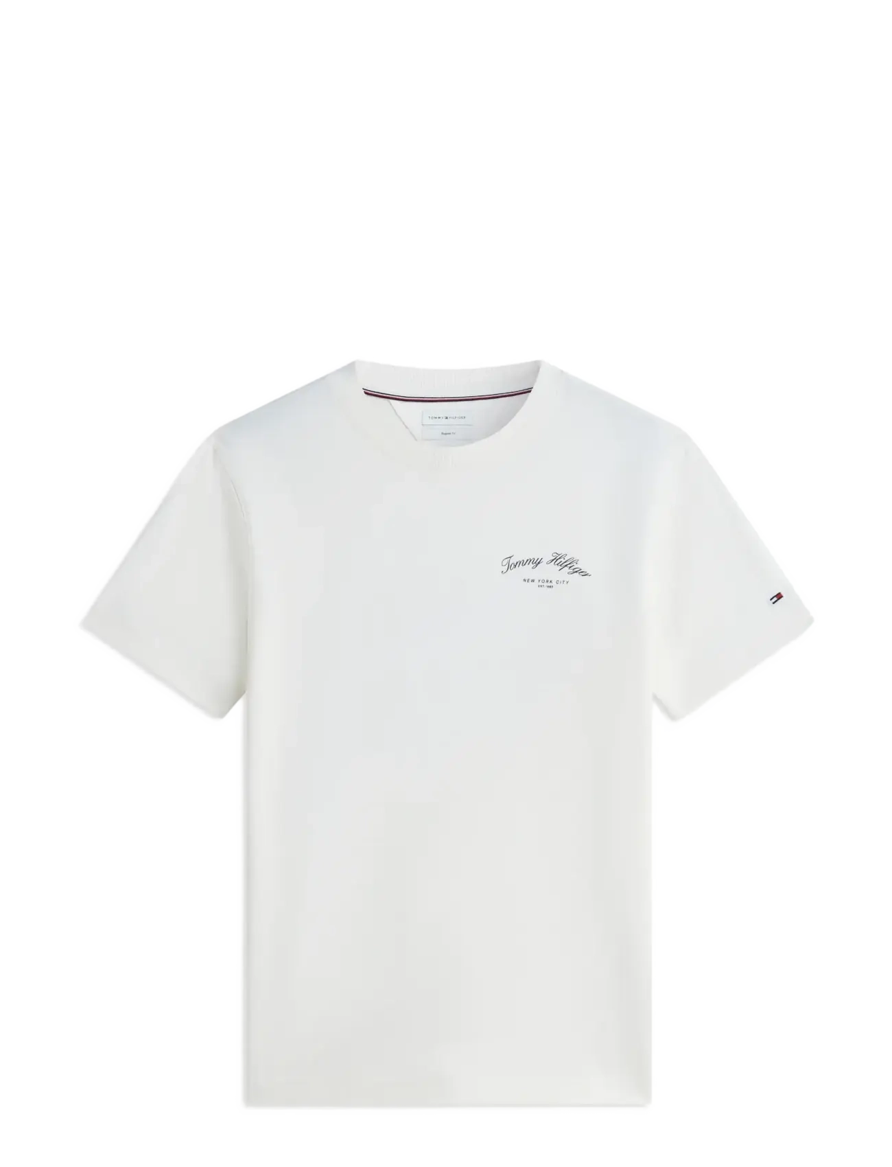 Tommy Hilfiger - SEASONAL GRAPHIC STORY TEE 2 - kurzärmelige t-shirts - ivory petal - 1