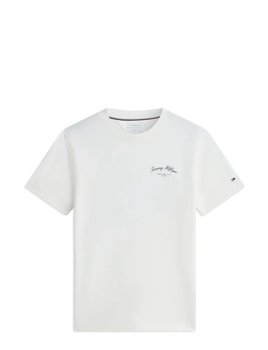 Tommy Hilfiger - SEASONAL GRAPHIC STORY TEE 2 - kurzärmelige t-shirts - ivory petal - 1