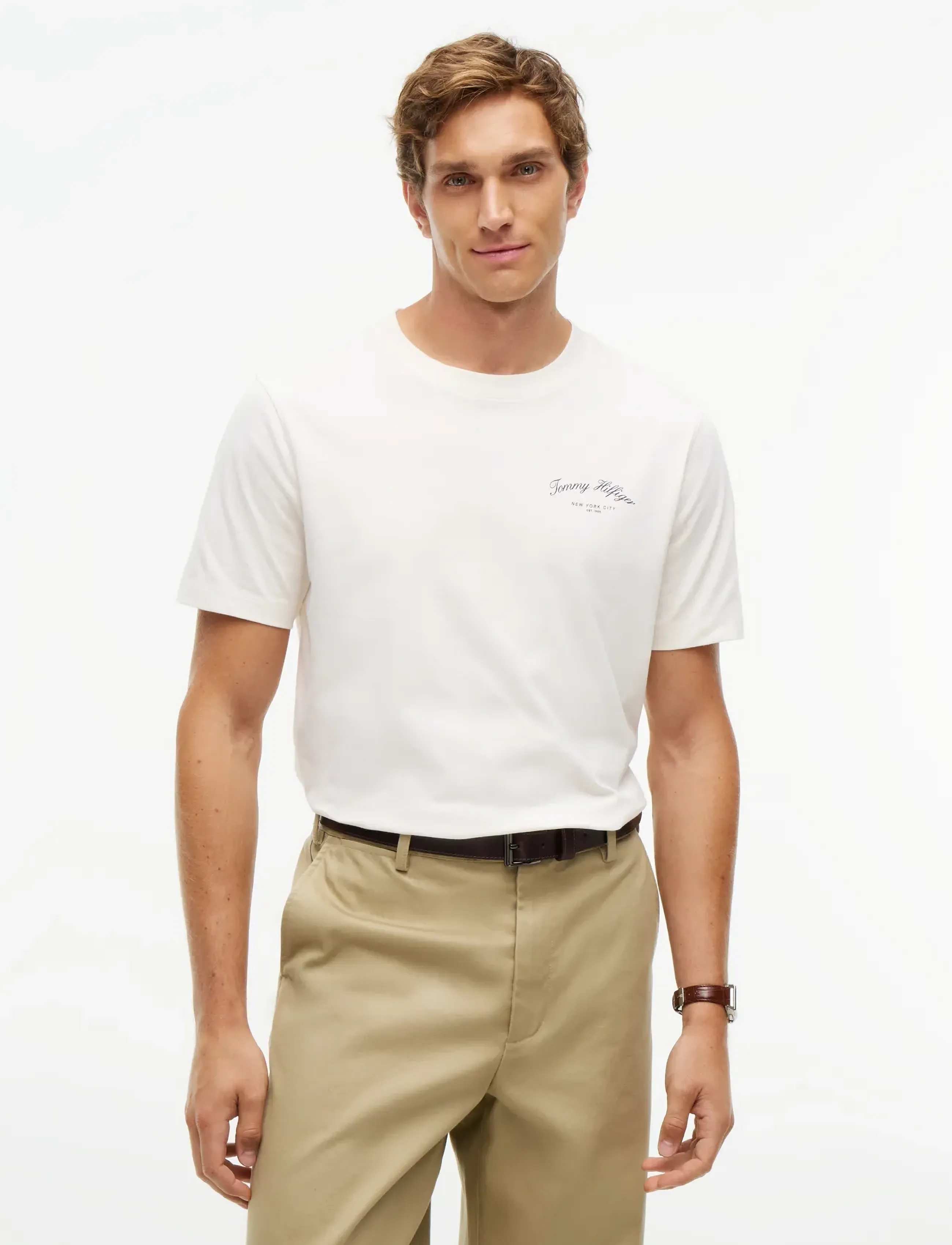 Tommy Hilfiger SEASONAL GRAPHIC STORY TEE 2 - T-Shirts - IVORY PETAL / cream