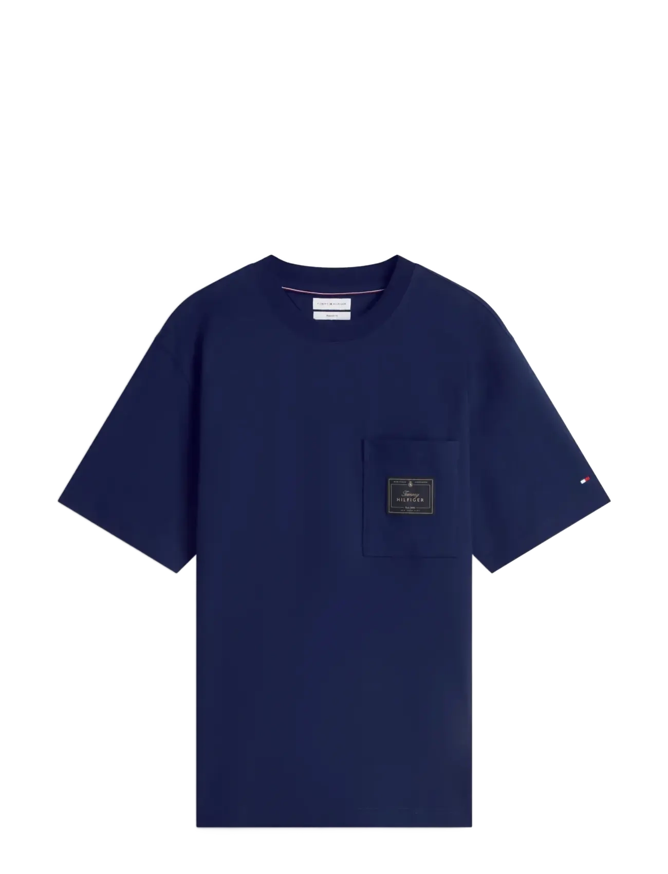 Tommy Hilfiger - POCKET LABEL TEE - carbon navy - 1