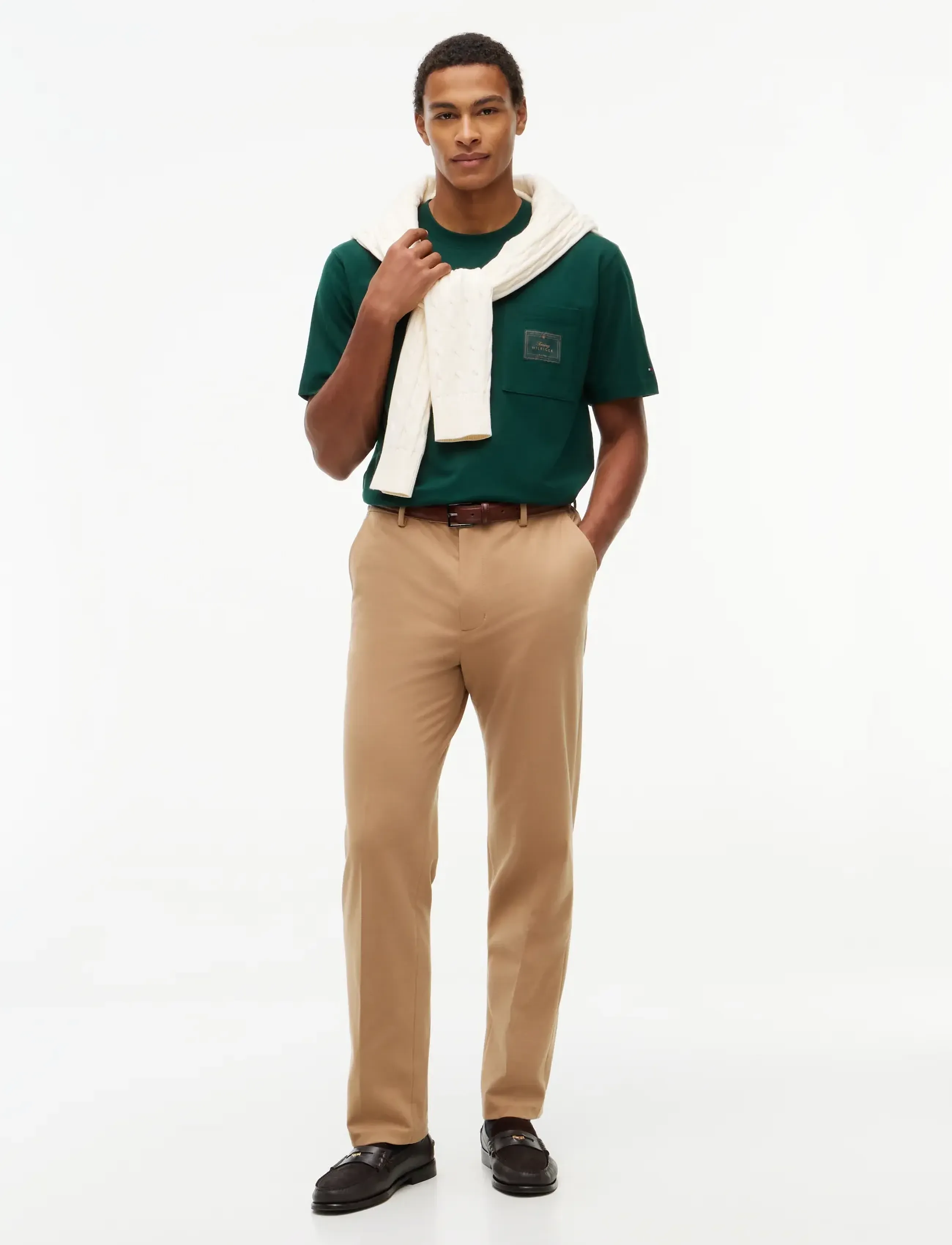 Tommy Hilfiger - POCKET LABEL TEE - nocturnal green - 4