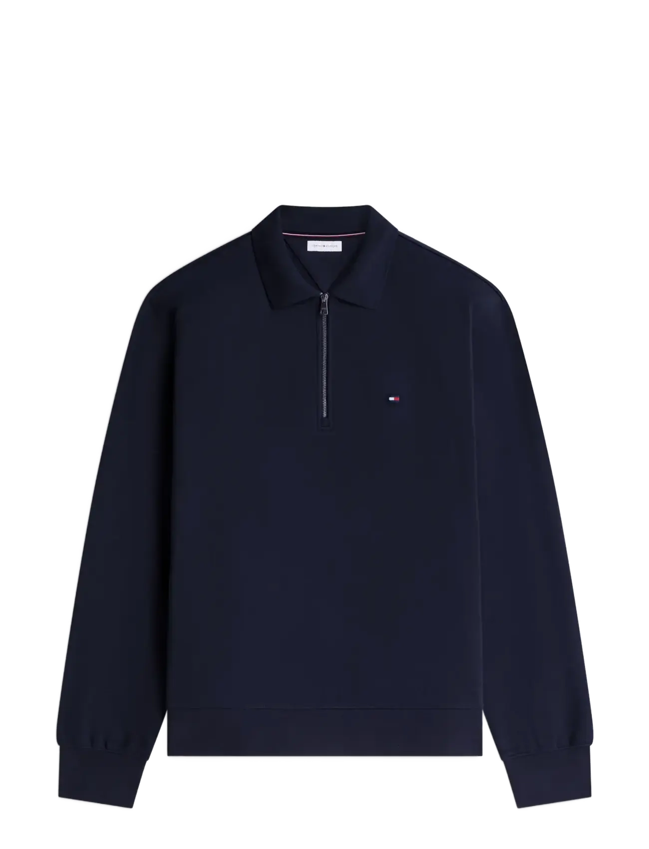 Tommy Hilfiger - ESSENTIAL TERRY ZIP RUGBY - navy blue - 1
