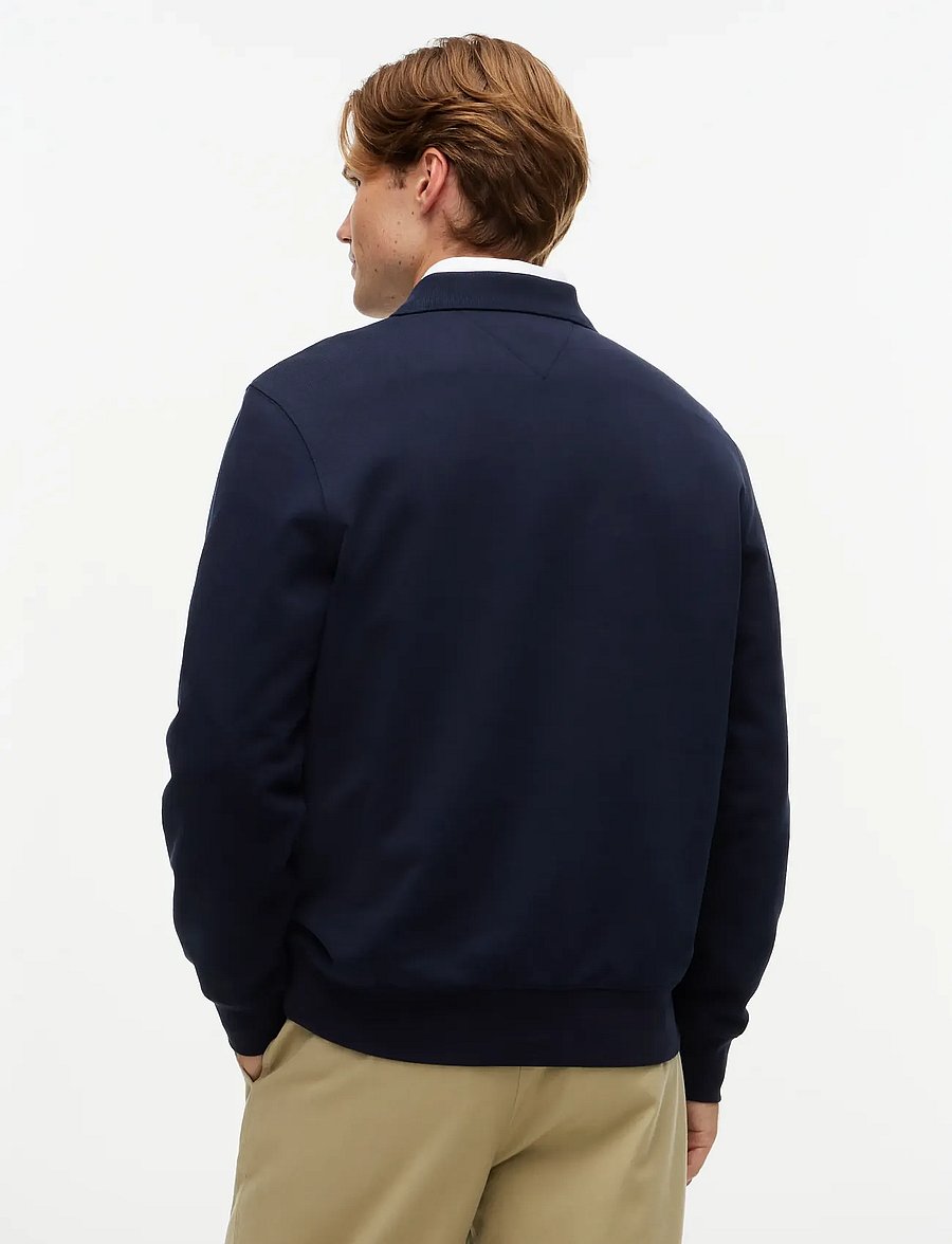 Tommy Hilfiger - ESSENTIAL TERRY ZIP RUGBY - langärmelig - navy blue - 2