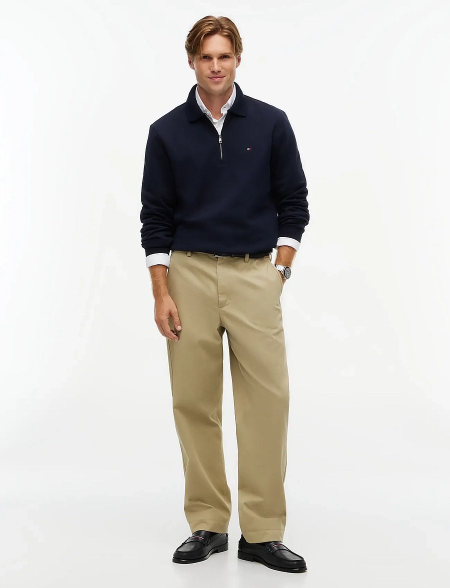 Tommy Hilfiger - ESSENTIAL TERRY ZIP RUGBY - langärmelig - navy blue - 4