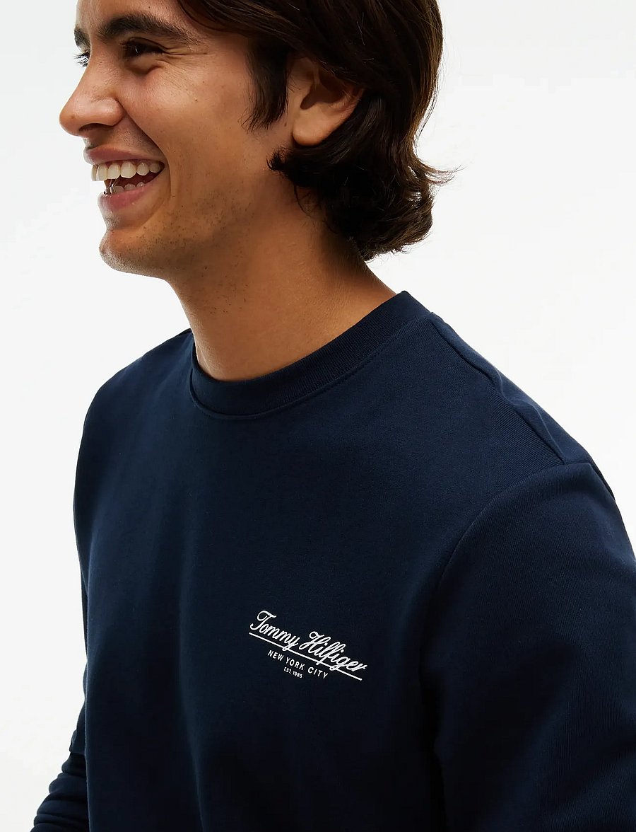 Tommy Hilfiger - BRAND LOVE SCRIPT SWEATSHIRT - navy blue - 3