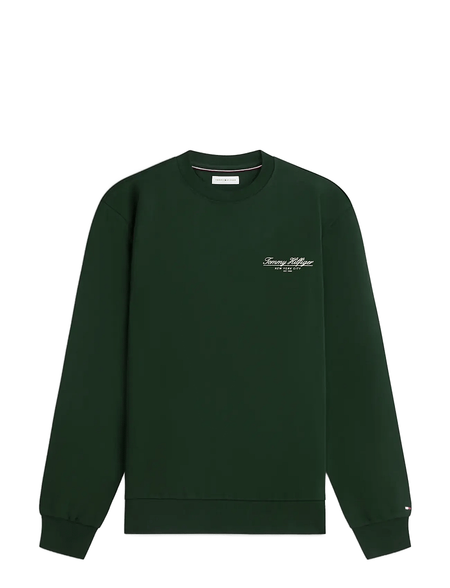 Tommy Hilfiger - BRAND LOVE SCRIPT SWEATSHIRT - sweatshirts - nocturnal green - 1