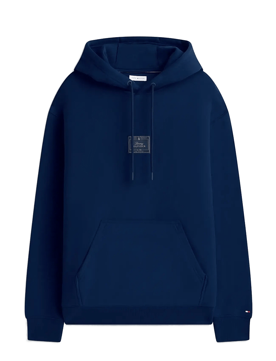 Tommy Hilfiger - SEASONAL GRAPHIC BADGE HOODIE - carbon navy - 1