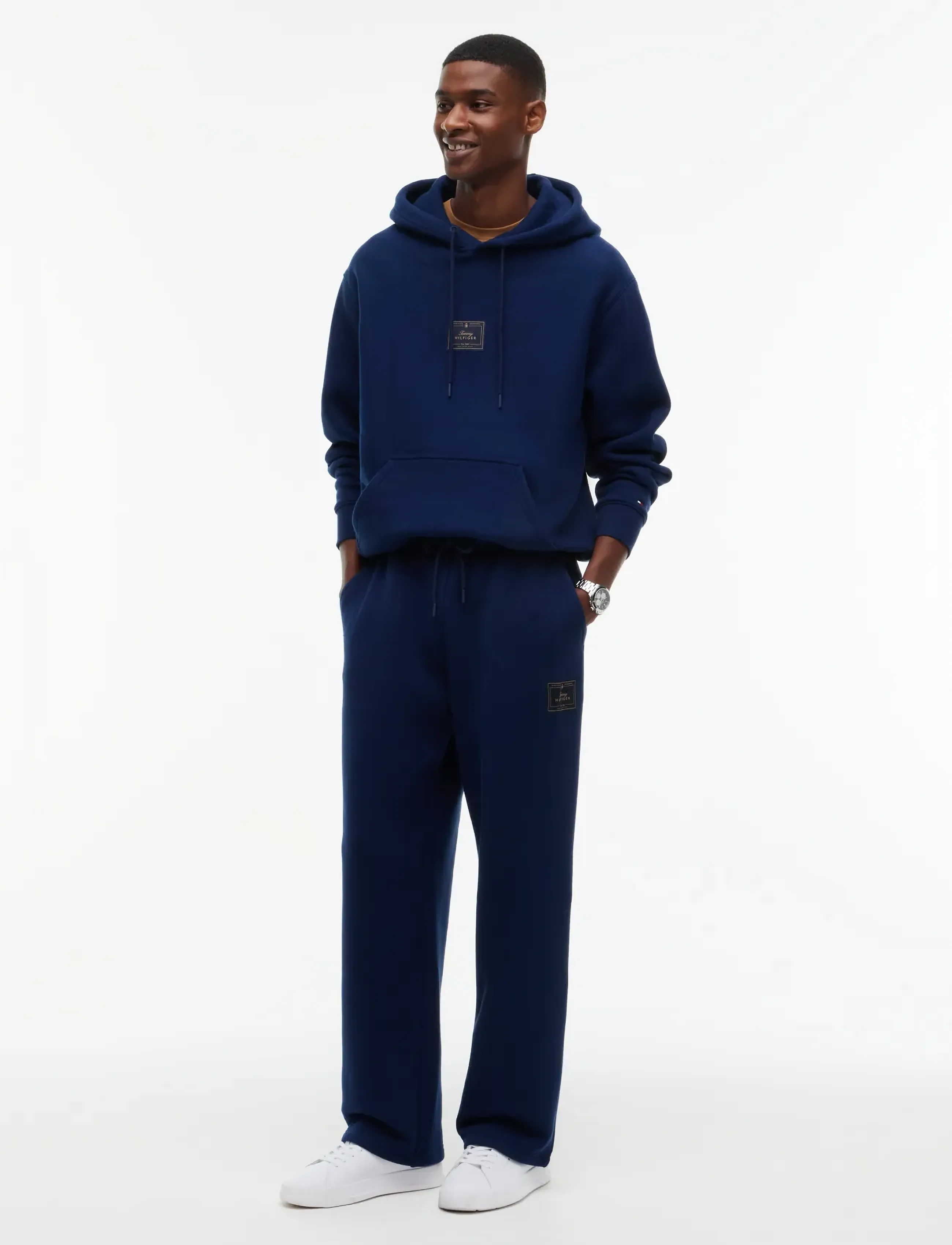 Tommy Hilfiger - SEASONAL GRAPHIC BADGE HOODIE - carbon navy - 4