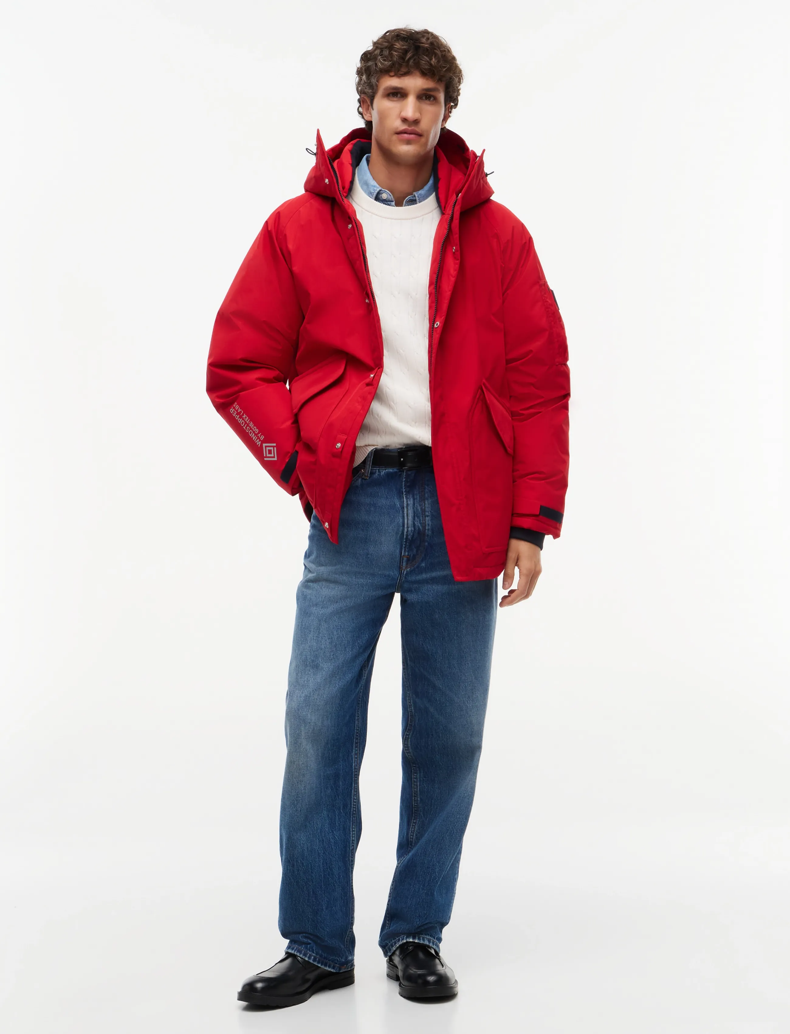 Tommy Hilfiger GORE-TEX DOWN PARKA - Kleidung - MEDIUM RED / red