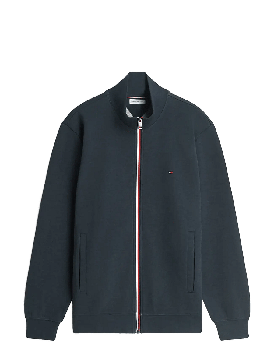 Tommy Hilfiger - RWB TIPPING TRACK JACKET - shoppa efter tillfälle - navy blue heather - 1