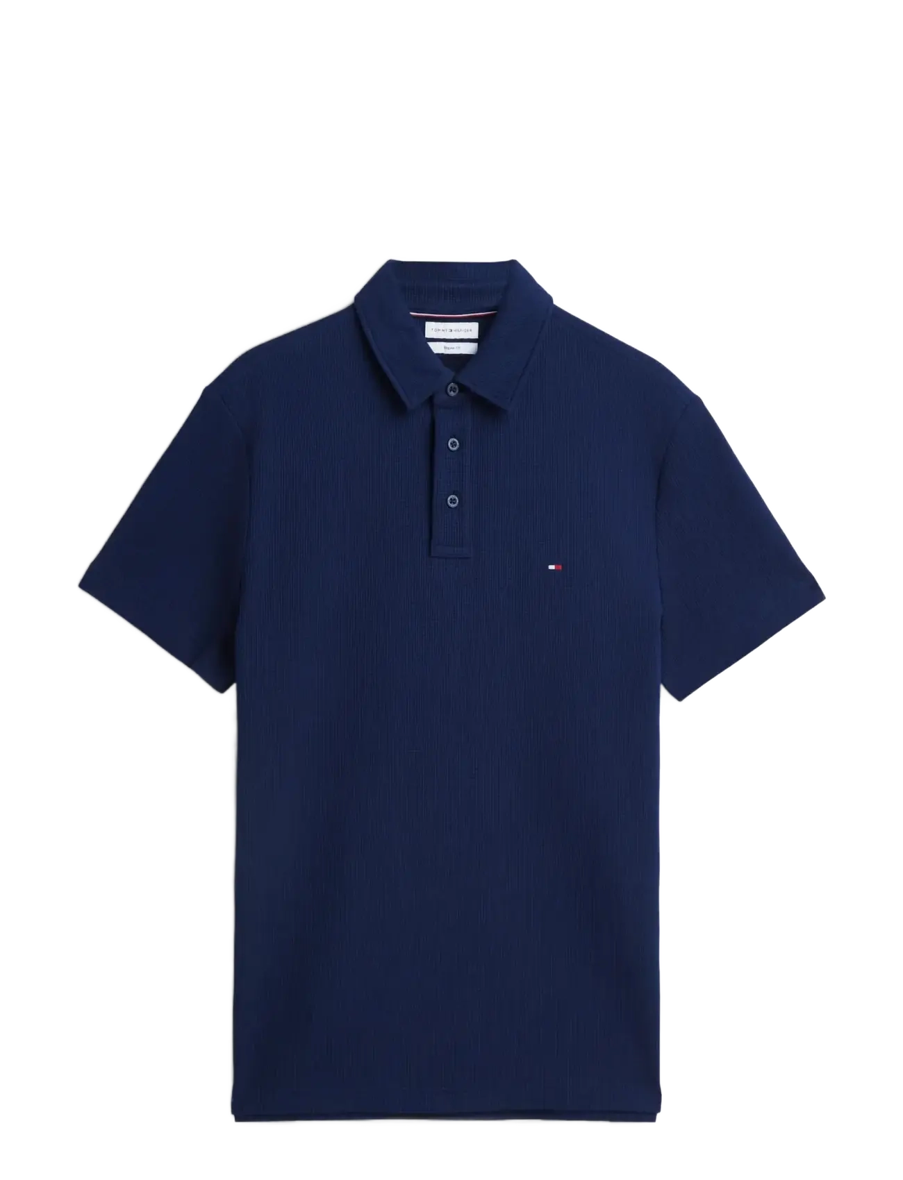 Tommy Hilfiger - S/S WAFFLE POLO - kortärmade pikéer - carbon navy - 1