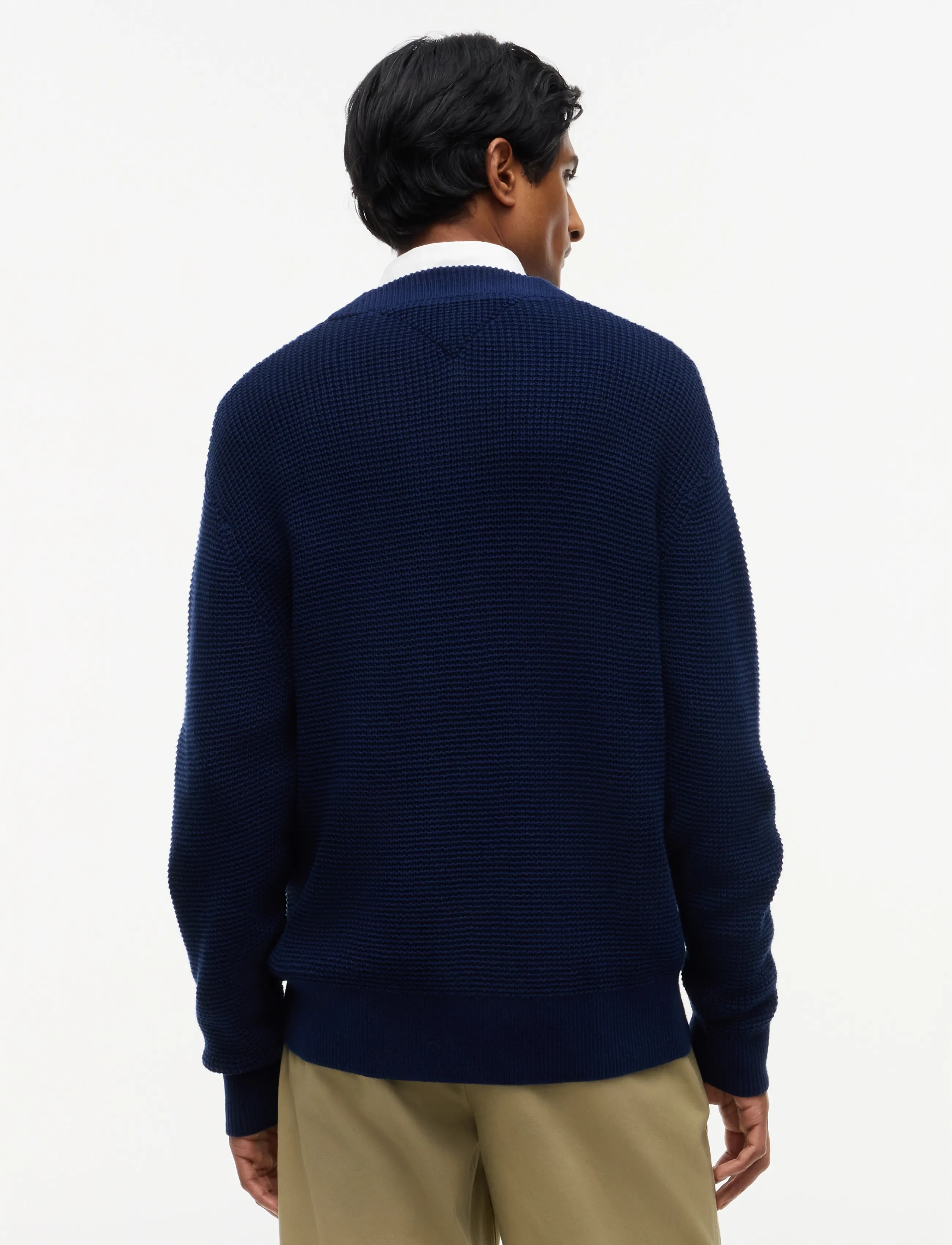 Tommy Hilfiger - WAFFLE STRUCTURE CARDIGAN - strickjacken - carbon navy - 2