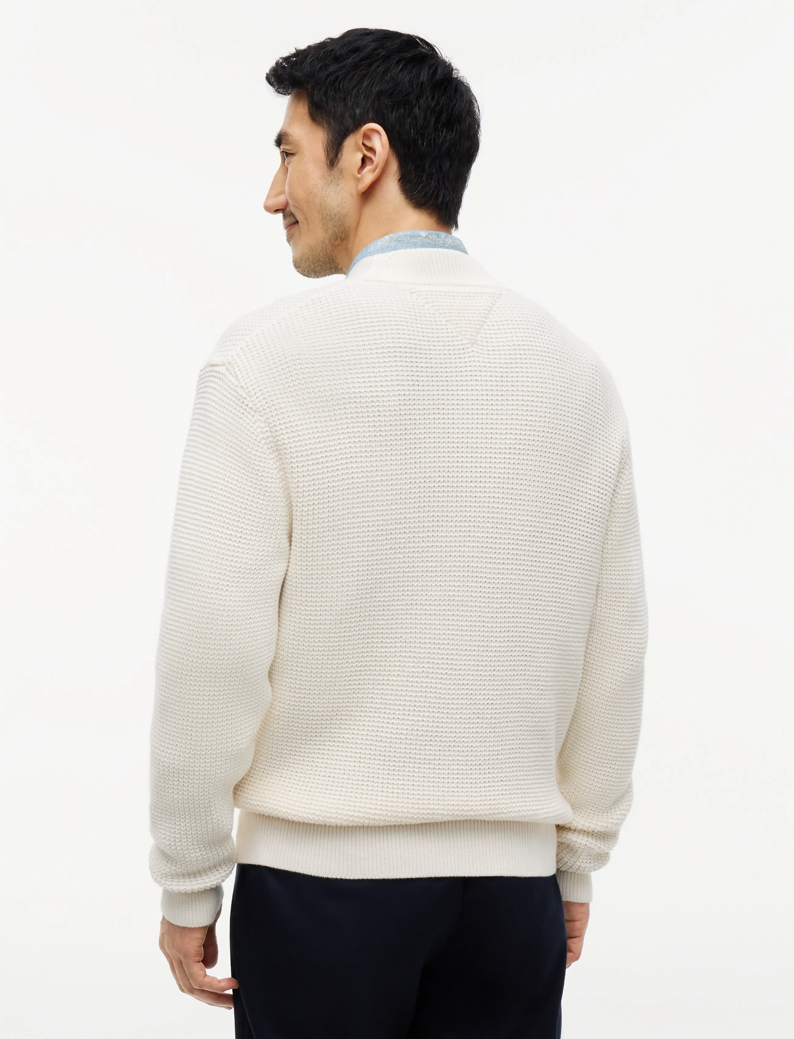 Tommy Hilfiger - WAFFLE STRUCTURE CARDIGAN - ivory petal - 2