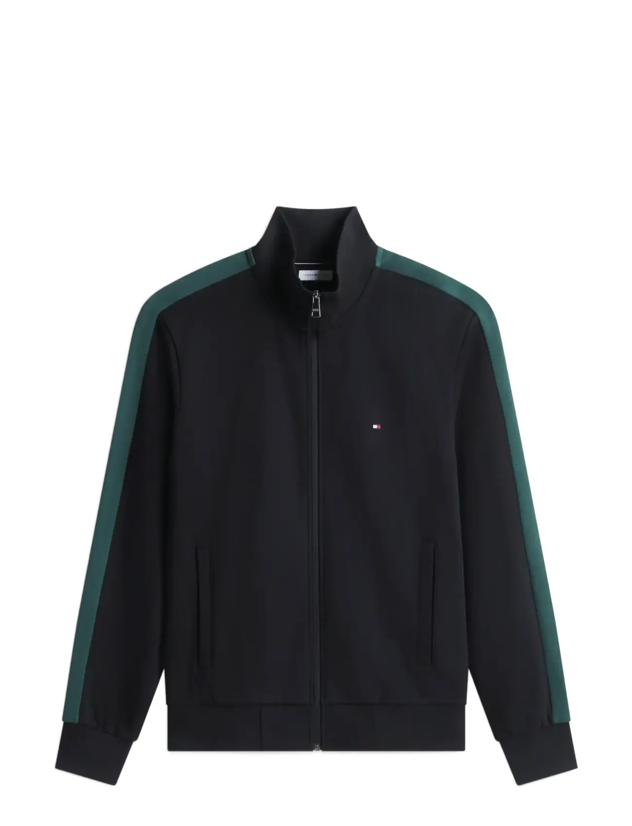 Tommy Hilfiger - ESS COLORBLOCK TRACKSUIT - trainingsanzüge - black - 1