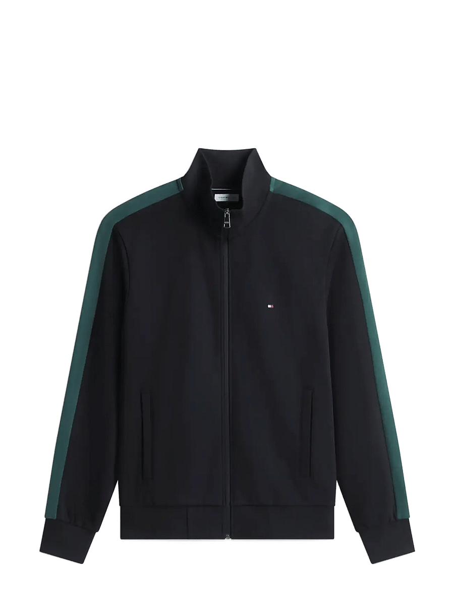 Tommy Hilfiger - ESS COLORBLOCK TRACKSUIT - trainingsanzüge - black - 1
