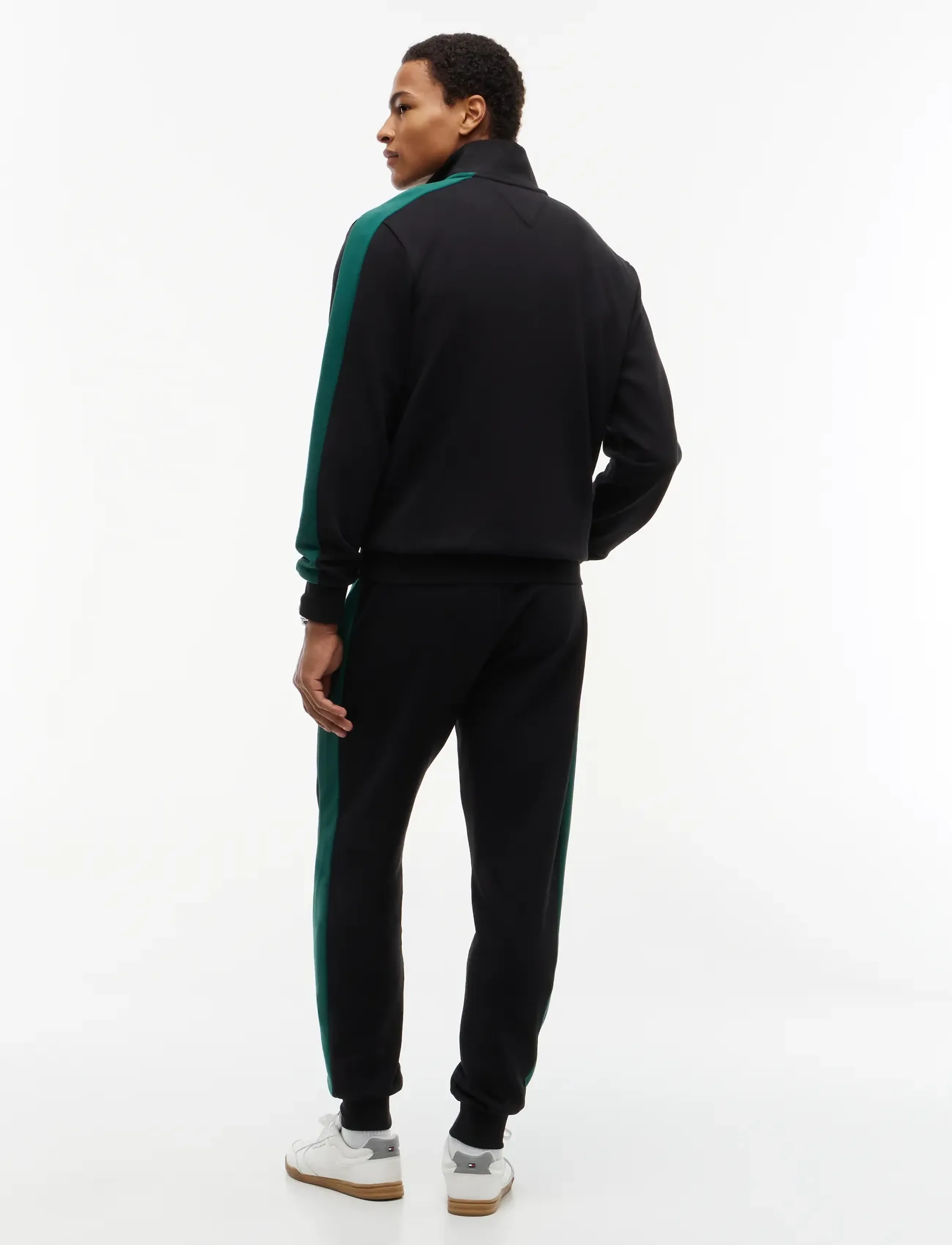 Tommy Hilfiger - ESS COLORBLOCK TRACKSUIT - trainingsanzüge - black - 4
