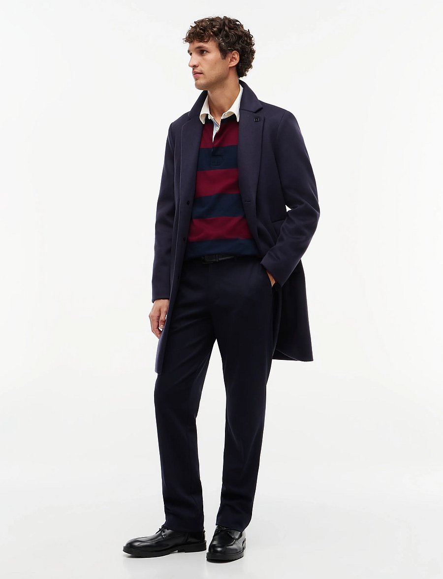 Tommy Hilfiger - ESSENTIAL STRIPE RUGBY - langärmelig - burgundy carbon navy - 4