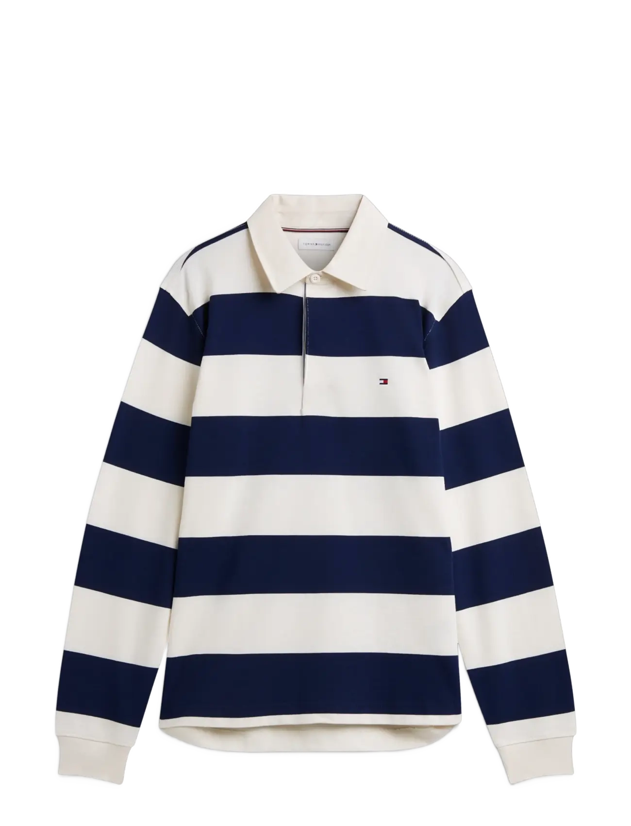 Tommy Hilfiger - ESSENTIAL STRIPE RUGBY - ivory petal  carbon navy - 1