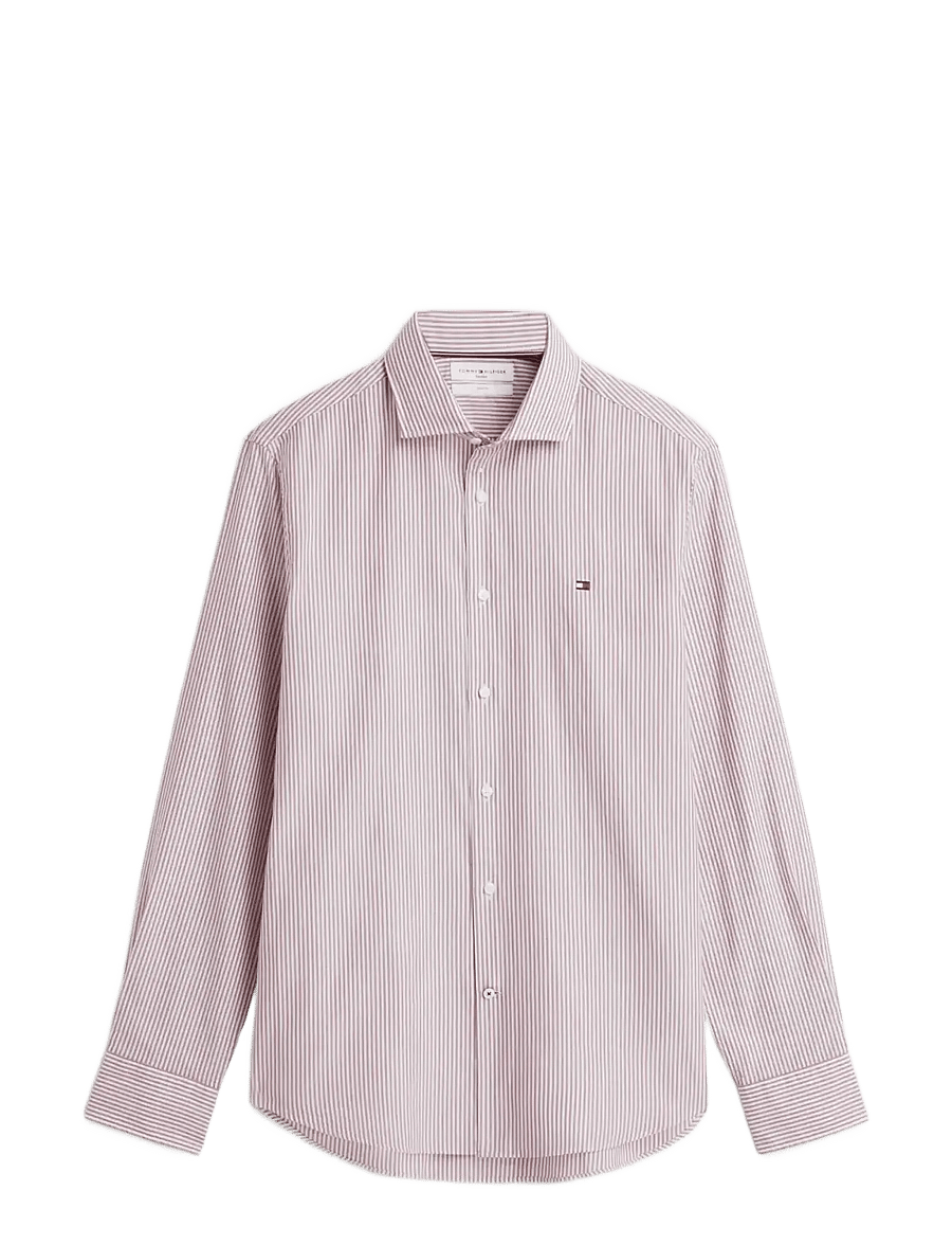 Tommy Hilfiger - CL OXFORD STRIPE - oxford-skjortor - rouge white - 1