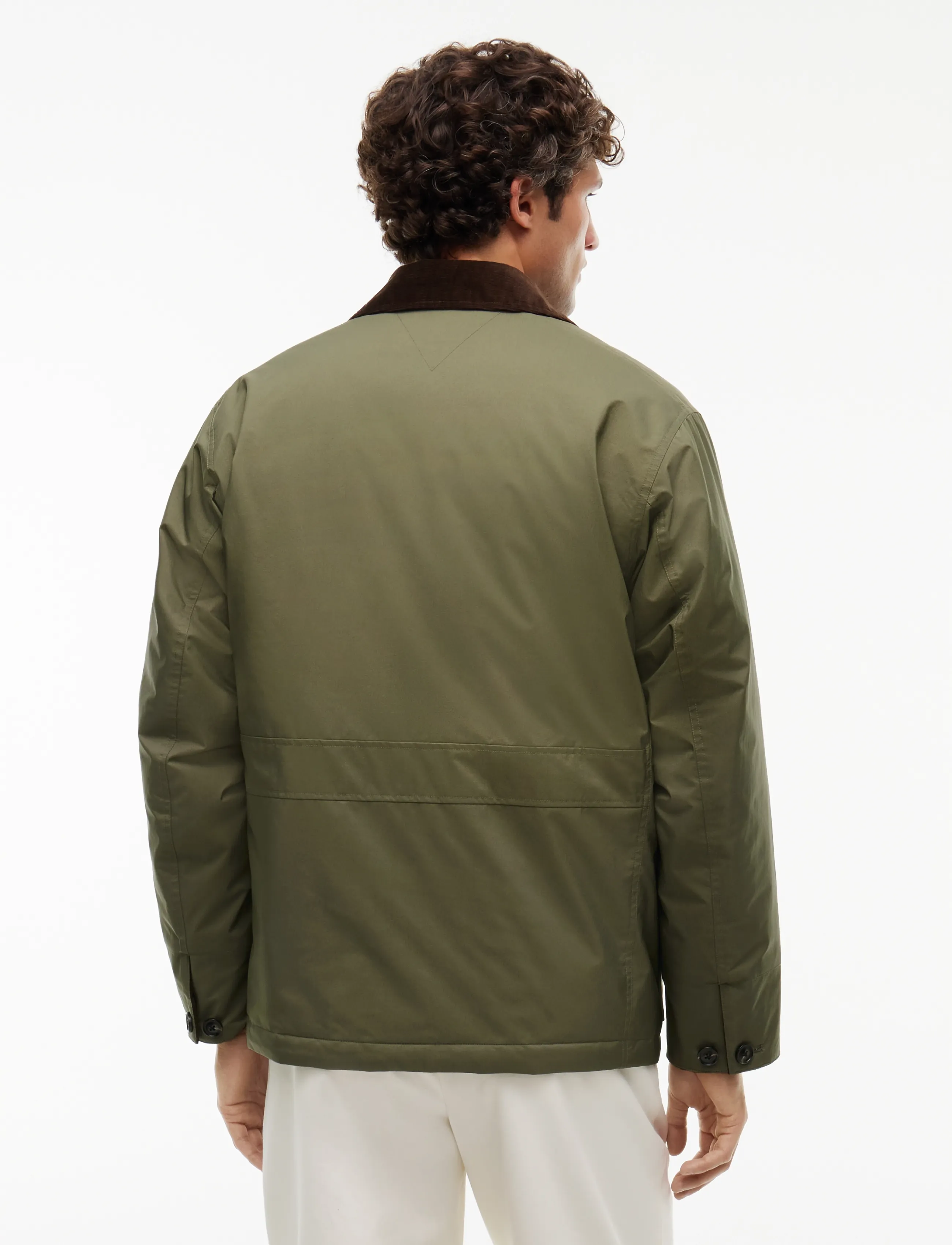 Tommy Hilfiger - SURPLUS PADDED BARN JACKET - forede jakker - ghost fern - 3