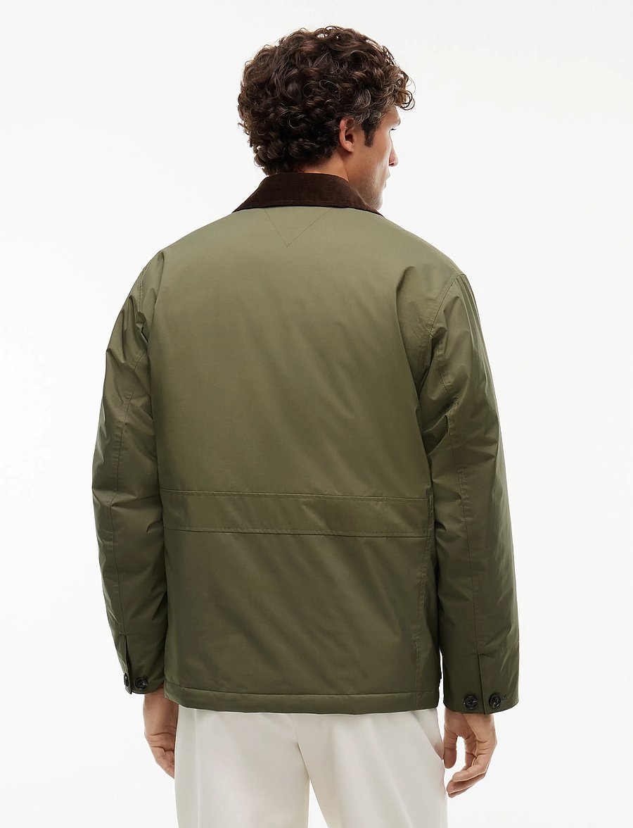 Tommy Hilfiger - SURPLUS PADDED BARN JACKET - forede jakker - ghost fern - 3