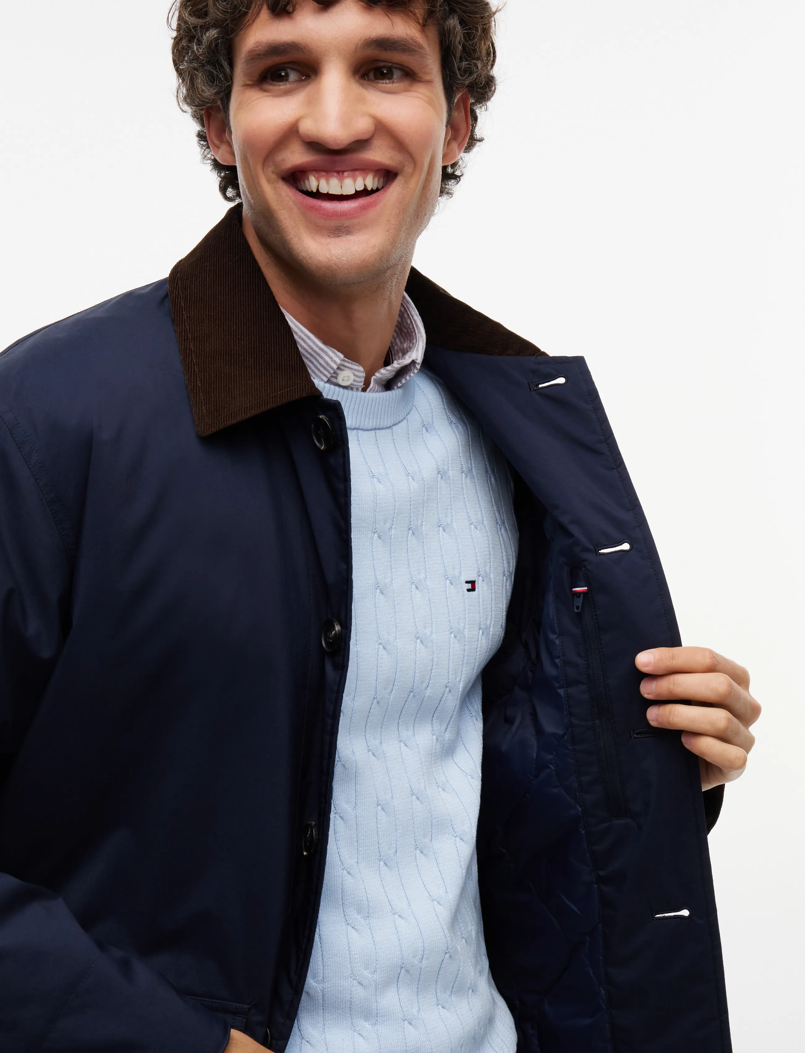 Tommy Hilfiger - SURPLUS PADDED BARN JACKET - padded jackets - navy blue - 5