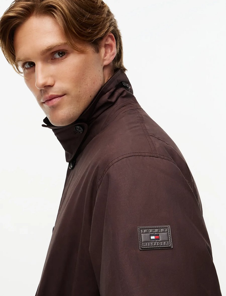 Tommy Hilfiger - WAXED BARN JACKET - gefütterte jacken - earthy brown - 5